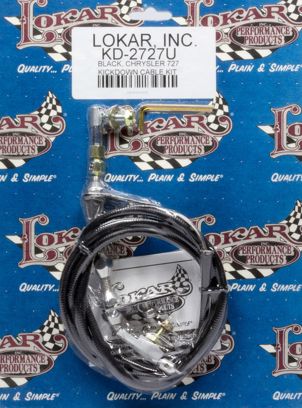 LOKAR Universal Throttle Cable Chrysler 727 Black KD-2727U