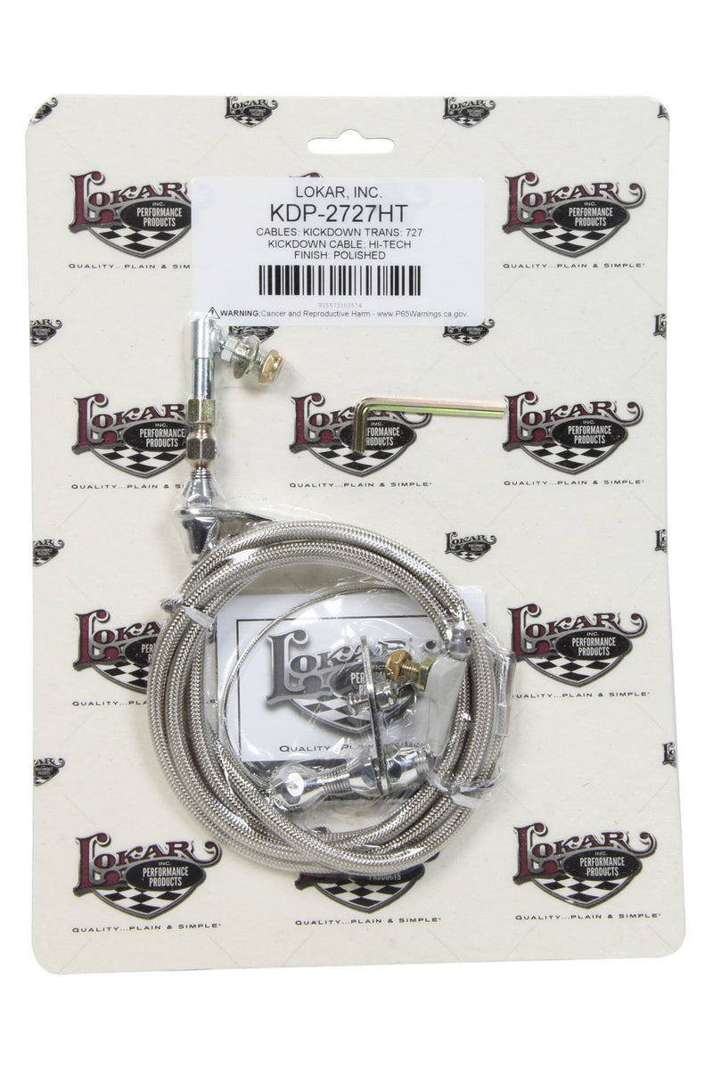 LOKAR POLISHED HI-TECH 727 KIC KDOWN CABLE KDP-2727HT