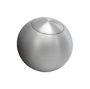 LOKAR 2in Shift Knob Solid Round Brushed w/Button SK-6920