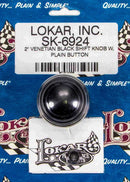 LOKAR 2in Shift Knob Venetian Black w/Button SK-6924