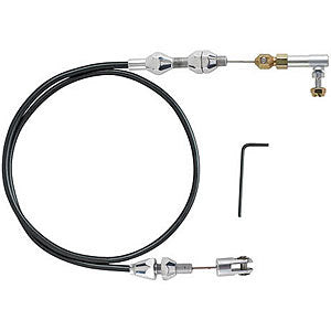 LOKAR 36in Hi-Tech Throttle Cable Black Housing TCP-1000U36