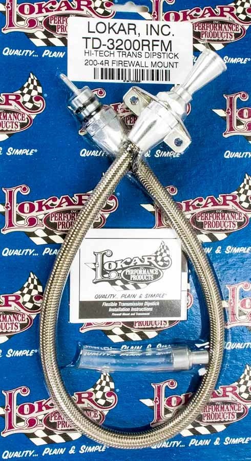 LOKAR Hi-Tech Trans Dipstick 200-R4 Firewall Mount TD-3200RFM