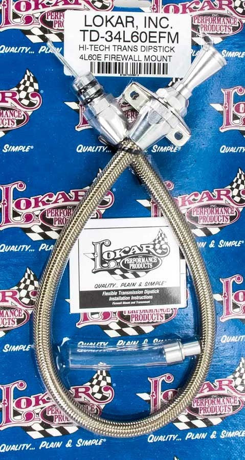 LOKAR 4L60E Firewall Mount Trans Dipstick TD-34L60EFM