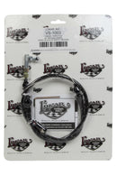 LOKAR VS Throttle Cable Black Black Wrap w/ White Trac VS-1003