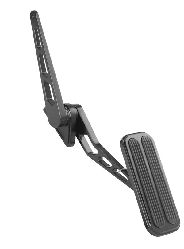 LOKAR Blk XL Billet Aluminum Throttle Pedal w/Rubber XBFG-6012
