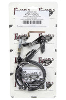 LOKAR Duo-Pak Univ. Throttle Cable w/Brackets Black XDP-1000U
