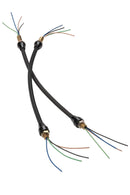 LOKAR Headlight Braids 14in Long Black Pair XHL-1900