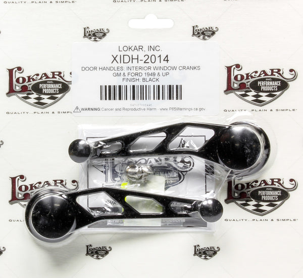 LOKAR Midnight Series Black Bi llet Aluminum Window Cra XIDH-2014