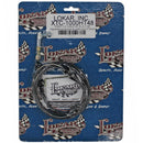 LOKAR Throttle Cable Housing 48in Stainless Black XTC-1000HT48