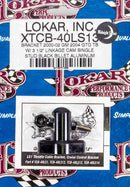 LOKAR LS1 Throttle Cable Bracket Black XTCB-40LS13