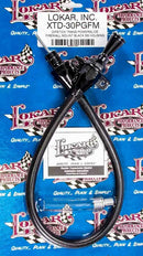 LOKAR Black Trans Dipstick GM P/G Firewall Mount XTD-30PGFM