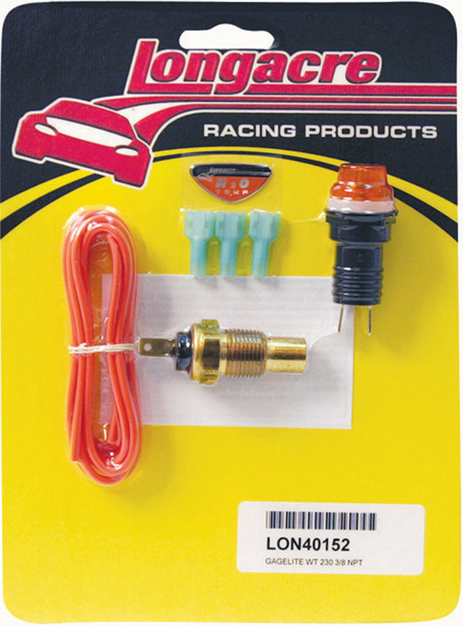 LONGACRE Gagelite Kit W/T 3/8in. NPT 230 Deg 52-40152