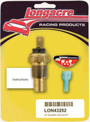 LONGACRE Water Temp Sender 3/8in. NPT 230 Deg 52-43252
