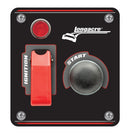 LONGACRE Ignition Panel Black w/Pilot Light 52-48863