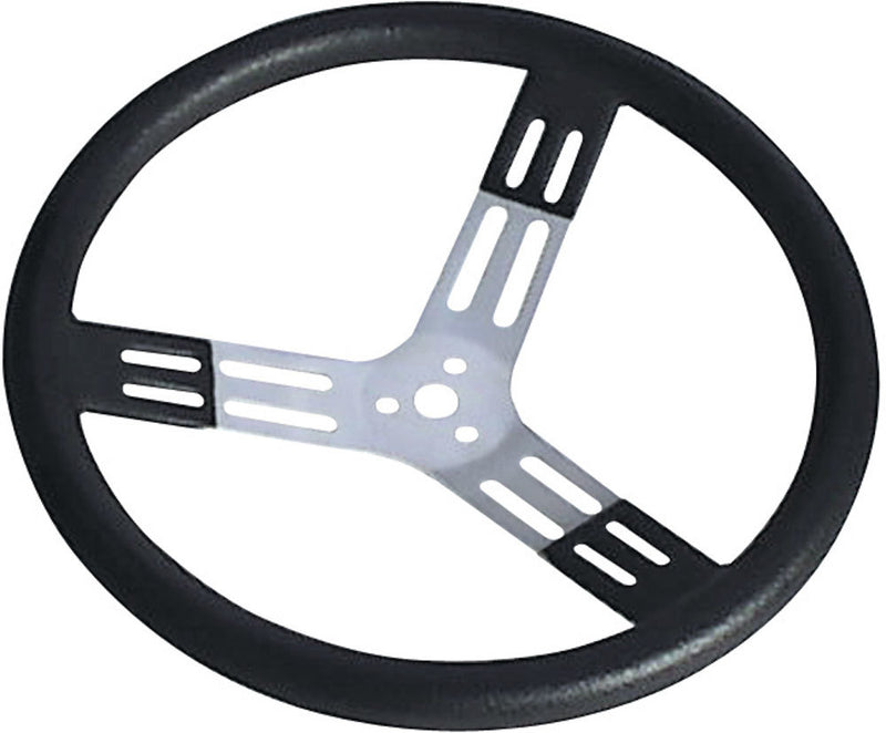 LONGACRE 15in. Steering Wheel Black With Bumps Nat. Fi 52-56820