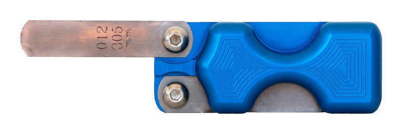 LSM RACING PRODUCTS Dual Feeler Gauge Holder - Blue FH-200BL  (BLUE)
