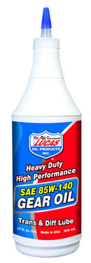 LUCAS OIL 85w140 Gear Oil 1 Qt LUC10042