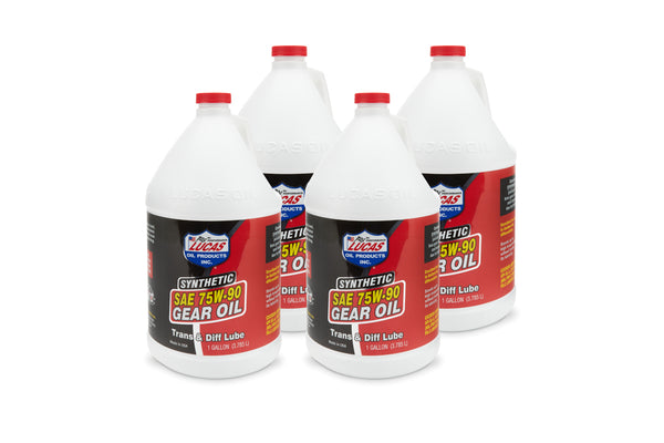 LUCAS OIL 75w90 Trans/Diff Lube Case/4-Gal 10048