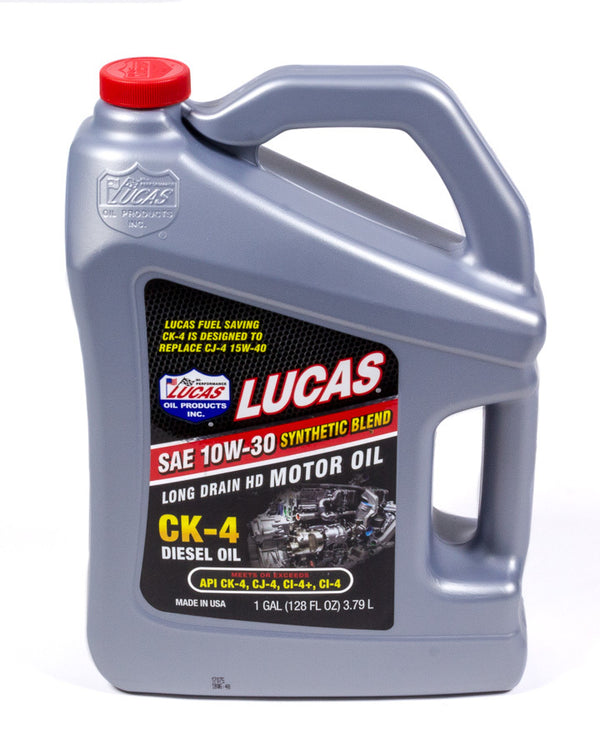 LUCAS OIL Synthetic Blend 10w30 Diesel Oil Case 1 Gallon LUC10282