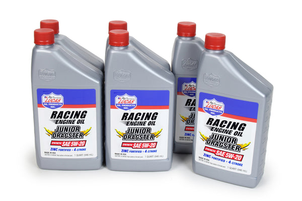 LUCAS OIL Synthetic Karting Oil 5w20 Case 6x1 Quart 10476