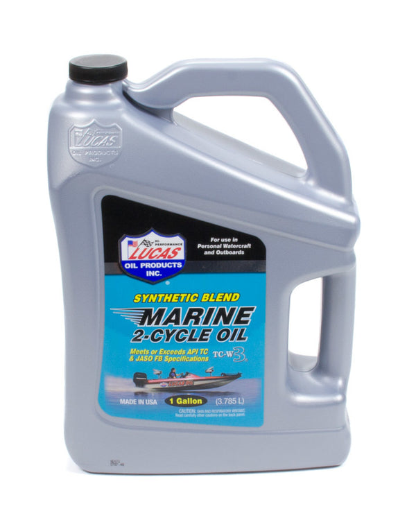 LUCAS OIL Marine Oil 2 Cycle 1 Gal Synthetic Blend LUC10861
