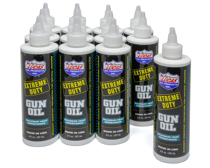 LUCAS OIL Extreme Duty Gun Oil Case 12 x 8 Ounce 10870