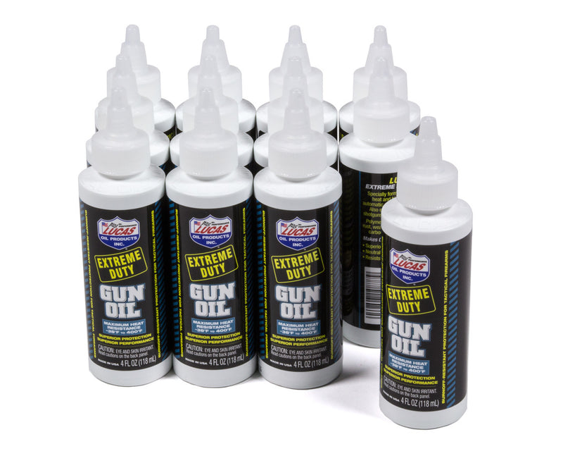 LUCAS OIL Extreme Duty Gun Oil Case 12 x 4 Ounce 10877
