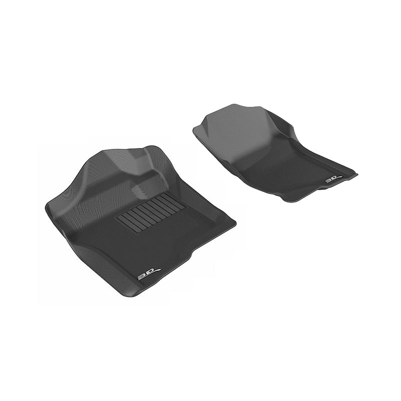 3D MAXPIDER GM P/U 1500 14-18 Kagu Floor Liner 1st Row Blk L1CH05611509