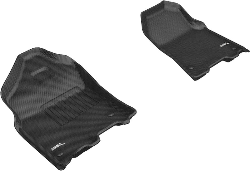 3D MAXPIDER Ram 1500 CC/QC 19- Kagu Floor Liners 1st Row Blk L1DG02811509