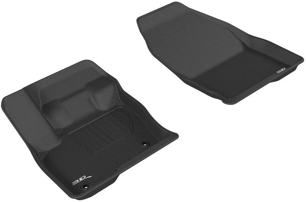 3D MAXPIDER Ford Edge 15- Kagu Floor Liner 1st Row Blk L1FR09311509