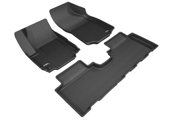 3D MAXPIDER GMC Terrain 18- Kagu F loor Liner 1&2nd Row Blk L1GM02301509