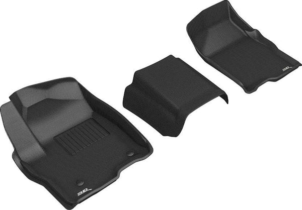 3D MAXPIDER GM P/U 1500 19- Kagu Fl oor Liners 1st Row Black L1GM02411509