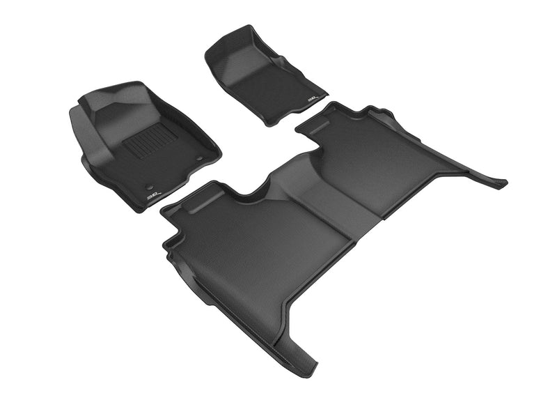 3D MAXPIDER GM P/U 1500 19- Kagu Floor Liner 1&2 Rows Blk L1GM02501509