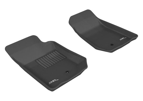 3D MAXPIDER Jeep Wrangler 07-13 Kagu Floor Liner 1st Row Blk L1JP00311509