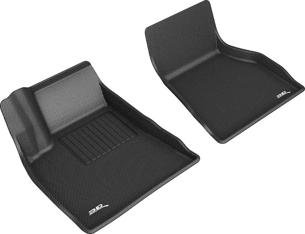 3D MAXPIDER Tesla Model S 15- Kagu Front Floorliners Black L1TL01311509