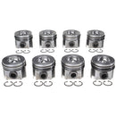 MAHLE ORIGINAL/CLEVITE Piston Set w/Rings Ford 6.0L Diesel 8pk 2243503WR020