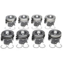MAHLE ORIGINAL/CLEVITE Piston Set w/Rings Ford 6.4L Diesel 8pk 2243666WR075MM