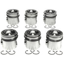 MAHLE ORIGINAL/CLEVITE Piston Set w/Rings Dodge 5.9L Cummins 6pk 2243673WR040