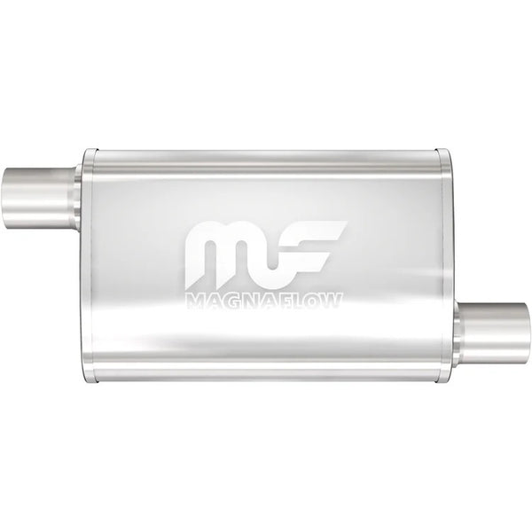 MAGNAFLOW PERF EXHAUST Stainless Muffler 2.25in. Offset In/Out 11235