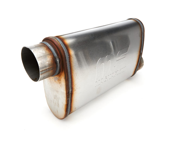 MAGNAFLOW PERF EXHAUST Stainless Steel Muffler 3in In/Out Offset/Offset 11239
