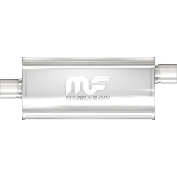 MAGNAFLOW PERF EXHAUST Muffler Stainless 2.5in Offset In Center Out 12226