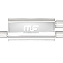 MAGNAFLOW PERF EXHAUST Stainless Muffler 2.5in Inlet Offset/Dual 2.25in 12266