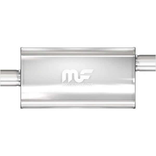 MAGNAFLOW PERF EXHAUST Stainless Muffler 3in Center In / Offset Out 12589