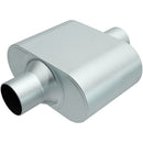 MAGNAFLOW PERF EXHAUST Rumble Aluminizd Muffler 2.5in Center In/Out R27426