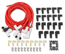 MALLORY Pro Sidwinder Plug Wire Set w/Ceramic Boots Red 937C