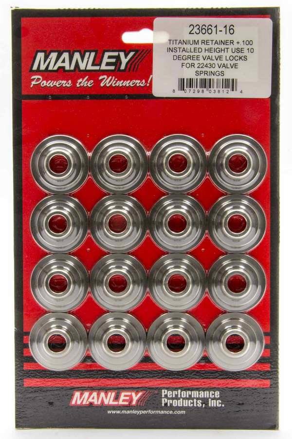MANLEY 10 Degree Titanium Retainers - 1.560 23643-16