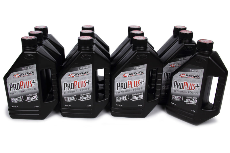 MAXIMA RACING OILS Pro Plus+ 10w30 Syntheti c Case 12 x 1 Liter 30-01901