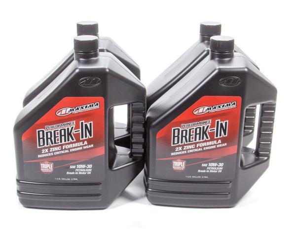 MAXIMA RACING OILS 10w30 Break-In Oil Case 4x1 Gallon 39-109128