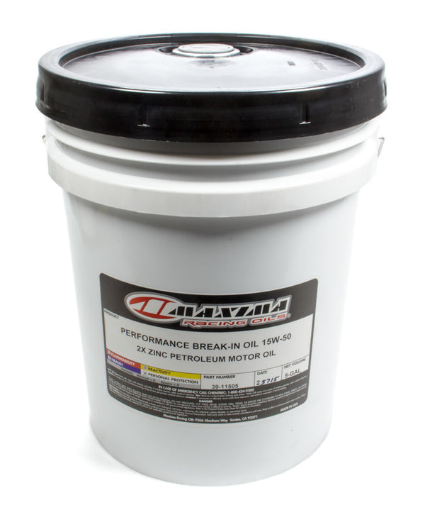MAXIMA RACING OILS 15w50 Break-In Oil 5 Gal 39-11505
