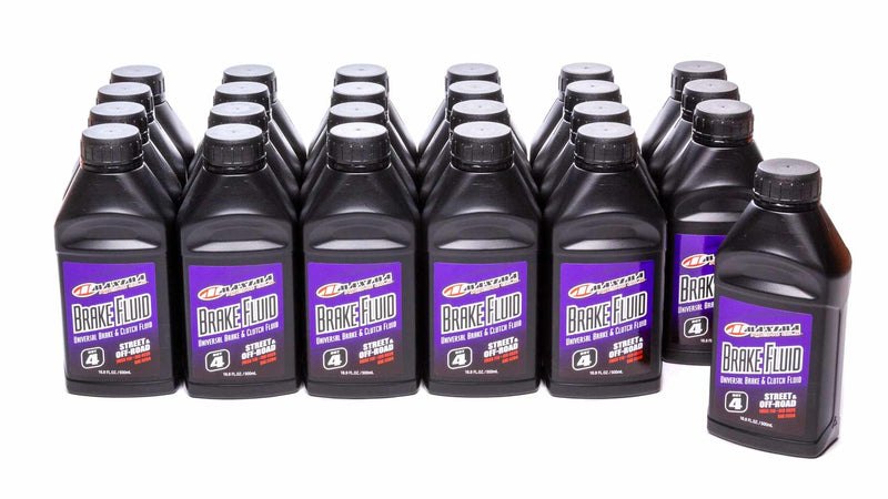 MAXIMA RACING OILS Brake Fluid Dot 4 Case 24 x 16.9oz. Bottle 80-86916